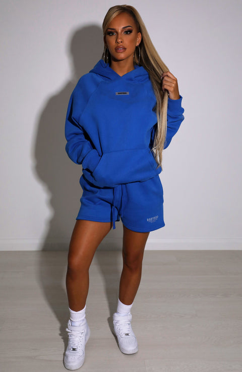 Ivy Luxe Hoodie - Electric Blue