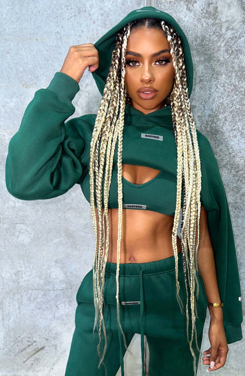 Ivy Luxe Hoodie - Emerald