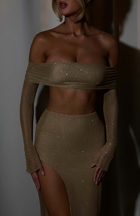 Jana Top - Gold Sparkle