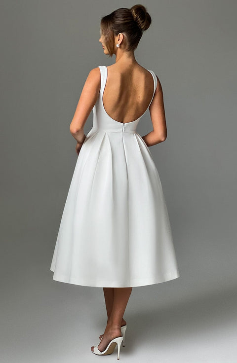 Clarabella Midi Dress - Ivory