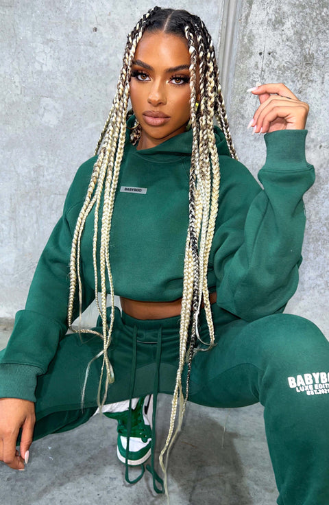Ivy Luxe Hoodie - Emerald